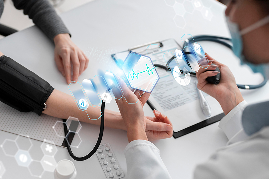 Blood pressure, EKG, and data